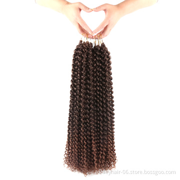 Crochet Water Wave Ombre Braiding Hair For Passionate Twist Synthetic Braid Hair